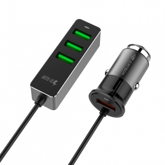 Carregador Veicular USB QuickCharge 3,4A C3 Tech UCV-Q430BK