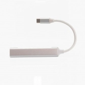 Hub USB C 3.0 com 1P 3.0 3P 2.0 4 C3 Tech HU-C320SI