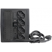 Nobreak UPS Safe 600VA Bivolt 1Bat 4Tomadas - Preto