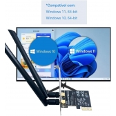 Placa de Rede Wifi PCI Express Knup T119 Dual Band