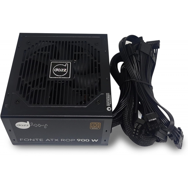 Fonte de alimentação ATX 900W 80 Plus Bronze DAZZ