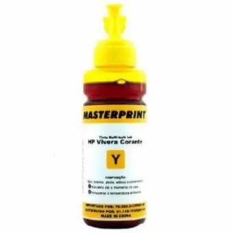 Garrafa de Tinta HP Vivera  100ml Amarela Masterprint