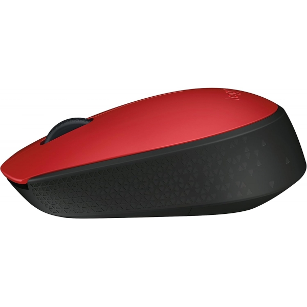Mouse sem Fio USB Logitech M170 - Vermelho
