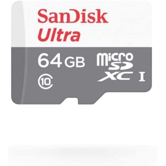 Cartao de Memoria MicroSD 64GB Classe 10 Sandisk Ultra