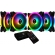 Kit Cooler Fan com 4un 120mm GAMDIAS Aeolus M2-1204R e controle