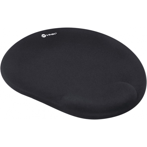 Mouse Pad com Apoio Gel Vinik MPG-10P - Preto