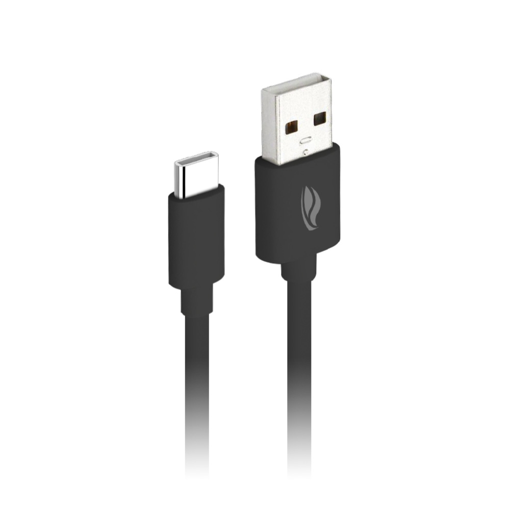 Cabo Celular USB C 2,0m 3A C3 Tech CB-C20 - Preto