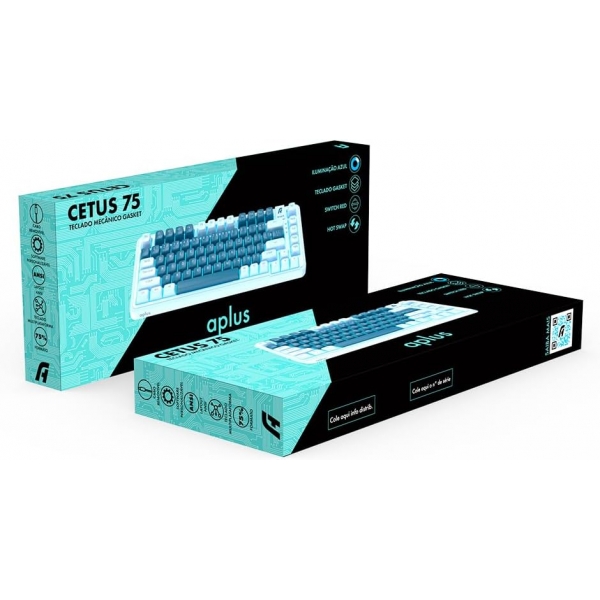 Teclado Mecanico Gamer Aplus Gastek Cetus 75 AK200