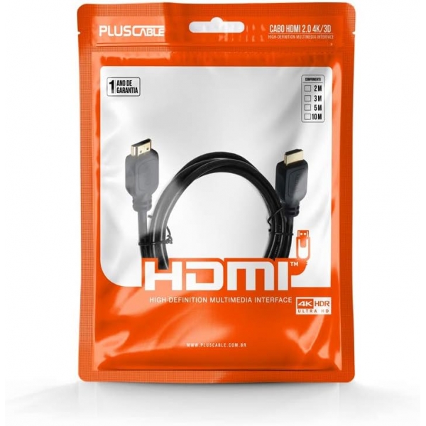 Cabo HDMI V2.0 Pluscable PC-HDMI20 - 2m