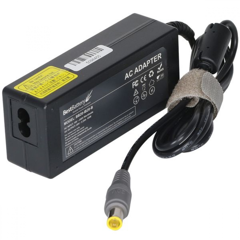 Fonte para notebook Lenovo/IBM 20V 3,25A 65W BB20-IB20-B