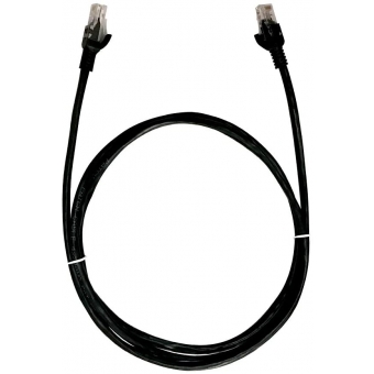 Cabo Rede Patch Cord CAT5E 1,5m Pluscable PC-ETHU15BK Preto