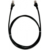 Cabo Rede Patch Cord CAT5E 1,5m Pluscable PC-ETHU15BK Preto