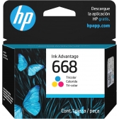 Cartucho HP 668 XL colorido 5,5ml 7FP38VL Original