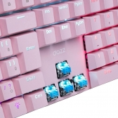 Teclado Mecanico Gamer Orion Essential Rosa Switch Blue
