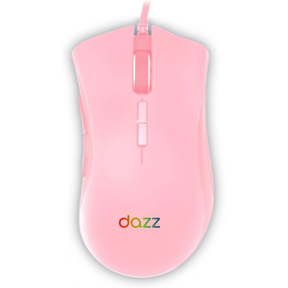 Mouse Gamer Dazz Mizard Rosa 12000Dpi