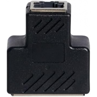 Emenda Conetor Divisor RJ-45 Metalica Pluscable LA-E20