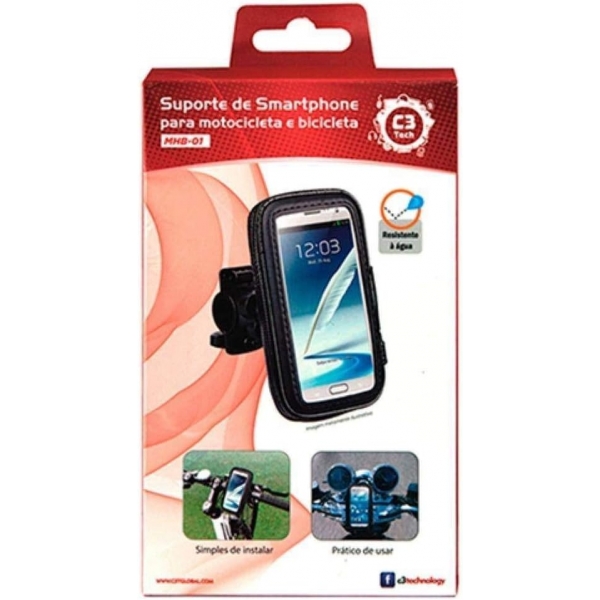 Suporte para Celular/GPS Moto/Bike C3 Tech MHB-01