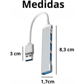 Hub Usb 4 Portas 2.0 USB Knup KP-HB503