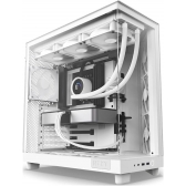 Gabinete Gamer NZXT H6 Flow RGB - Branco sem Fonte