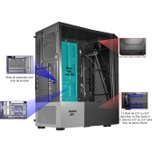 Gabinete Gamer ATX Kmex CG02W5 Demon Preto Sem Fan