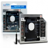 Adaptador Caddy 9,5mm Exbom HDCA-S095 para notebook (HD-DVDRW)