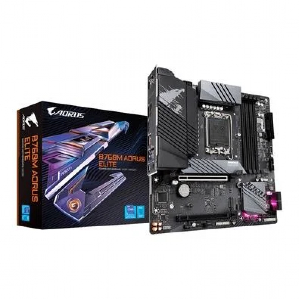 Placa Mae Gigabyte Gaming B760M Aorus LGA1700 Micro ATX DDR5
