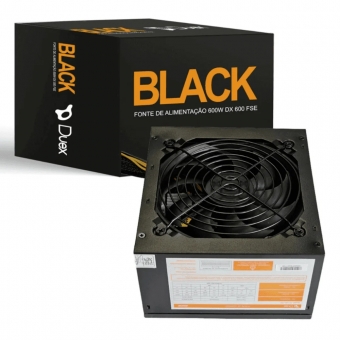 Fonte de alimentação ATX 600W DX600FSE Duex PFC Ativo