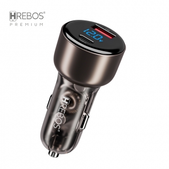 Carregador Veicular USB Celular 48W HRebos CRV-501