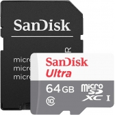 Cartao de Memoria MicroSD 64GB Classe 10 Sandisk Ultra