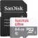 Cartao de Memoria MicroSD 64GB Classe 10 Sandisk Ultra