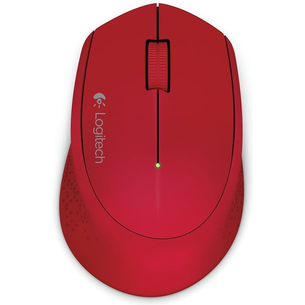 Mouse sem Fio USB Logitech M280 - Vermelho - 