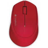 Mouse sem Fio USB Logitech M280 - Vermelho - 