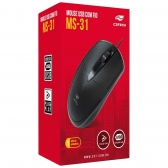 Mouse USB C3 Tech MS-31BK Preto