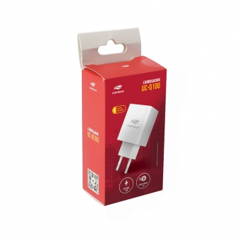 Carregador Tomada AC/USB Universal C3 Tech UC-Q100WH