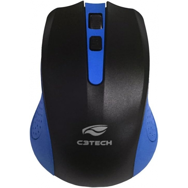 Mouse sem Fio USB C3 Tech M-W20 - Azul