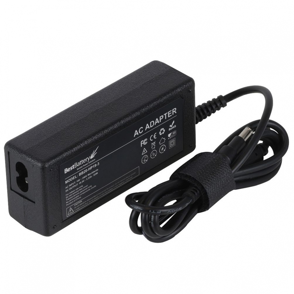 Fonte para notebook HP 19,5V 3,33A 65W BB20-HP19-3 (Ultrabook Longo)