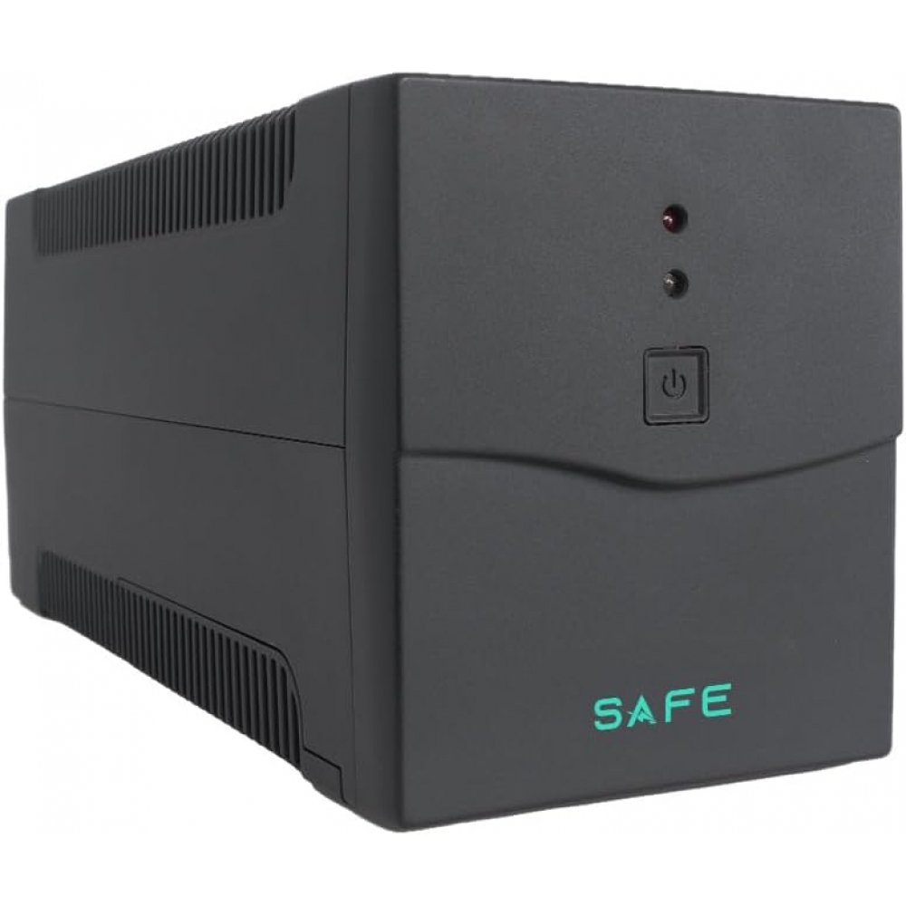 Nobreak UPS Safe 600VA Bivolt 1Bat 4Tomadas - Preto