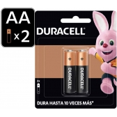 Pilha Alcalina AA C/2 Duracell