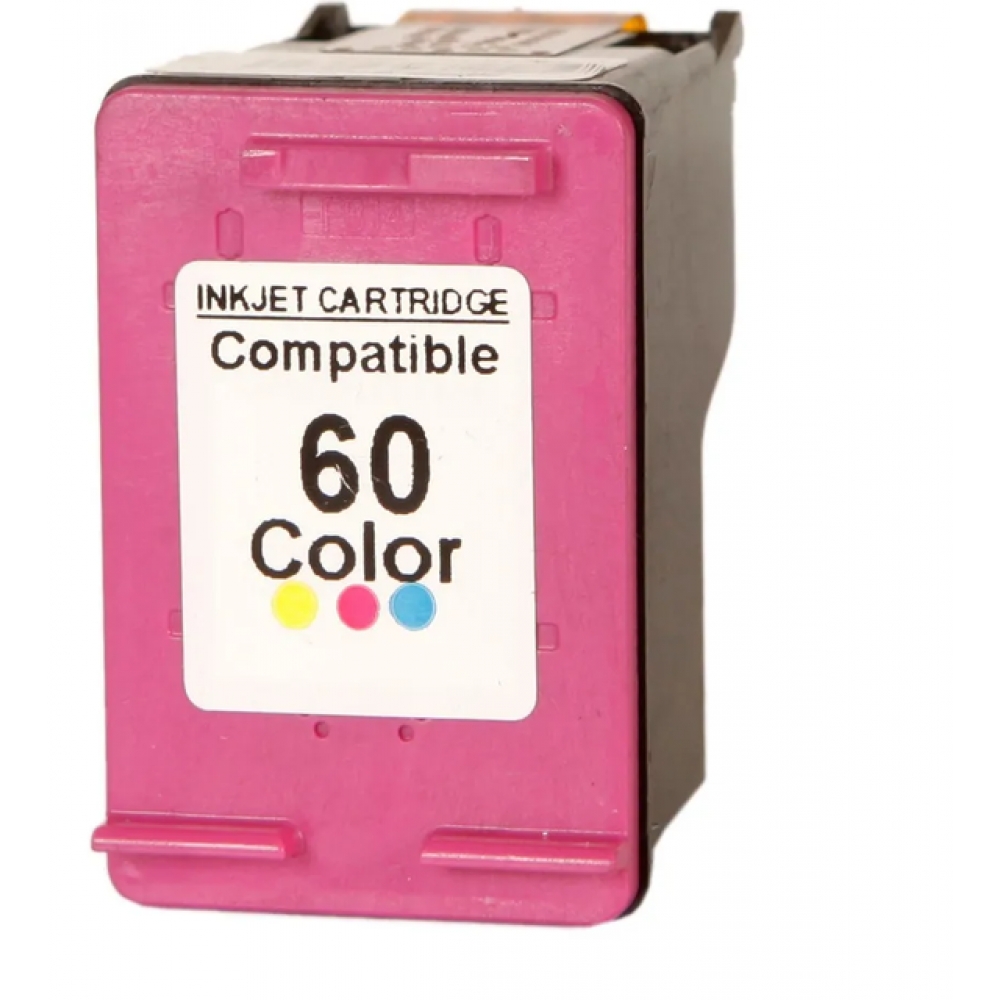 Cartucho HP 60 XL /901 /675 colorido 12,5ML compatível