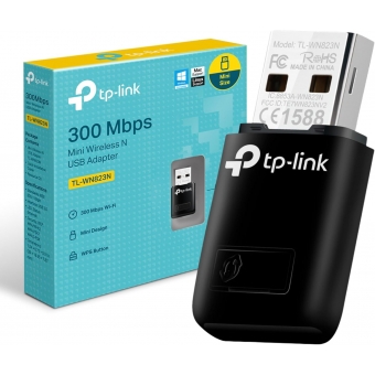 Adaptador USB Wireless 300Mbps TP-LINK TL-WN823N