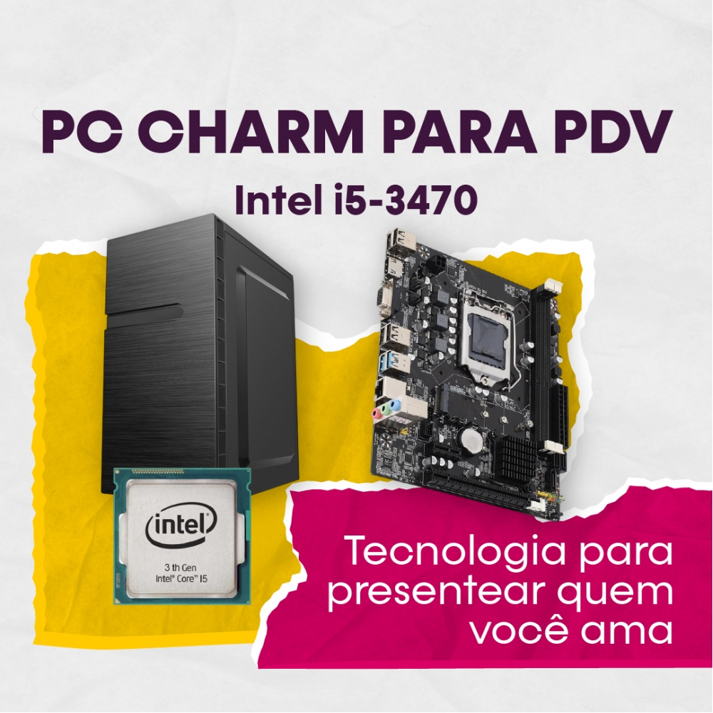 PC Charm para PDV Intel Core i5 3470 8GB DDR3 240GB SSD