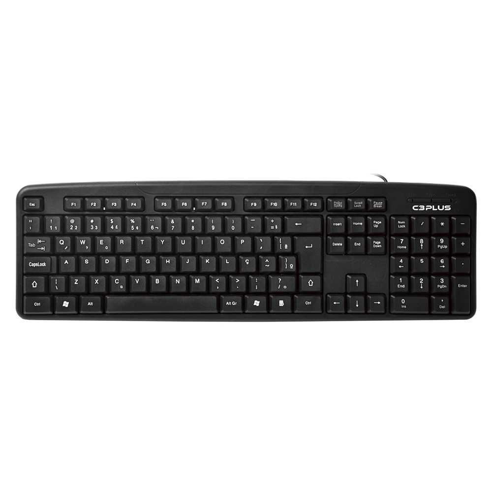 Teclado USB C3 Tech KB-11BK Preto