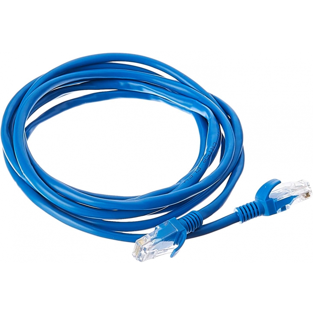 Cabo Rede Patch Cord CAT5E 2,5m Pluscable PC-ETHU25BL Azul