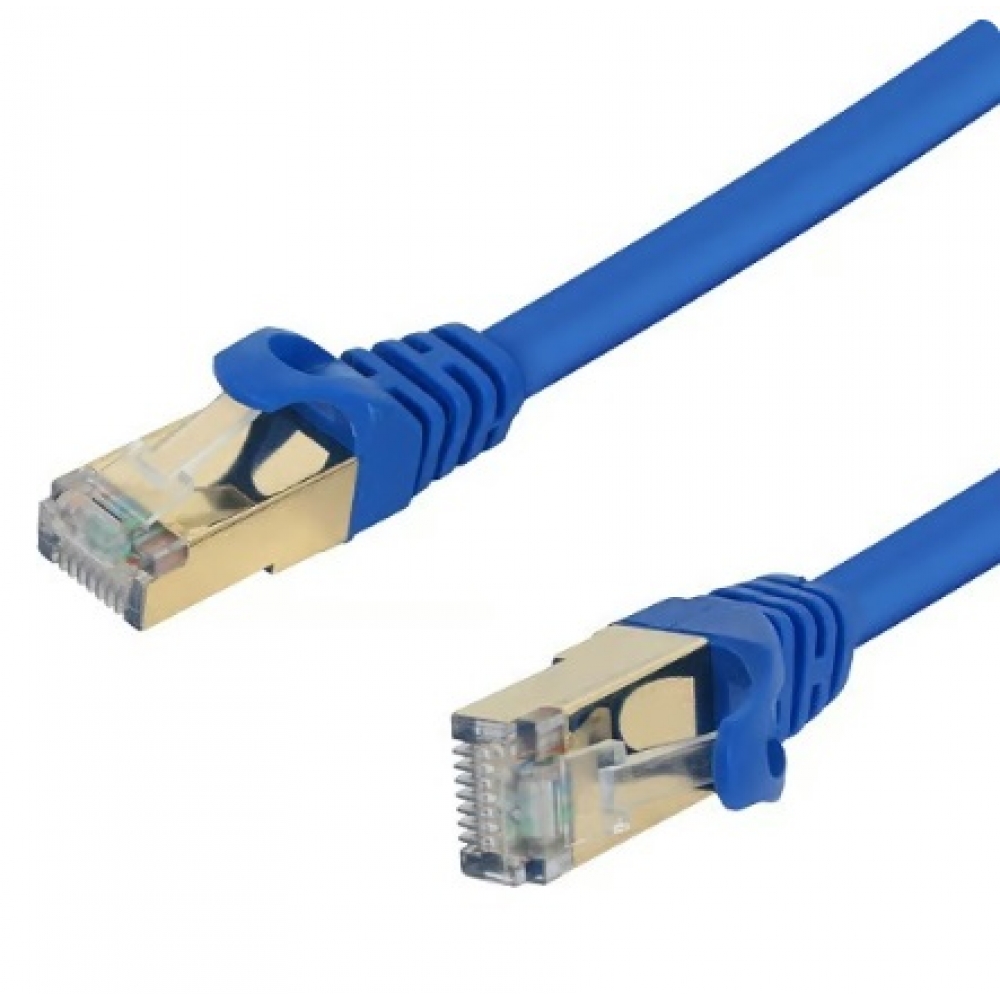 Cabo Rede Patch Cord CAT7 1,5m Pluscable ETH6U15BL Azul