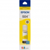 Garrafa de Tinta Epson T504 70ml - Amarelo
