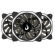 Kit Cooler Fan com 3un 120mm Rise Mode Aura RM-AU-02-RGB 12v