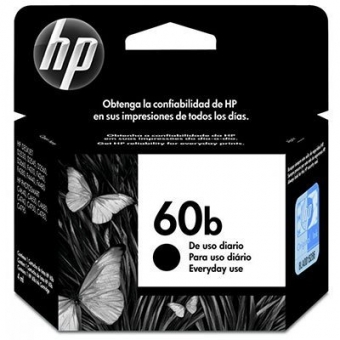 Cartucho HP 60B preto 4,5ml CC636WB Every Day Original