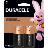 Pilha Alcalina C C/2 Duracell