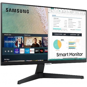 Monitor LED 24" Full HD IPS HDR Samsung Smart M5 S24AM506NL Bluetooth