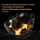 Fone de Ouvido Intra Auricular com microfone  QKZ Enzo Pro -P2